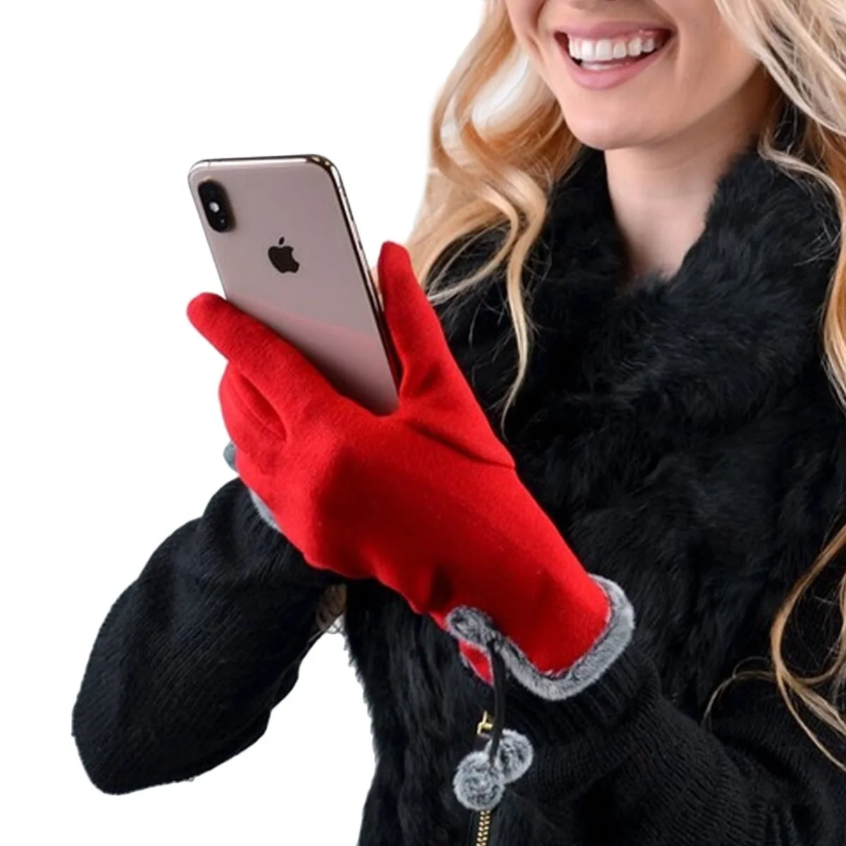 3-Pack: Women's Cold Weather Touch-Screen Gloves