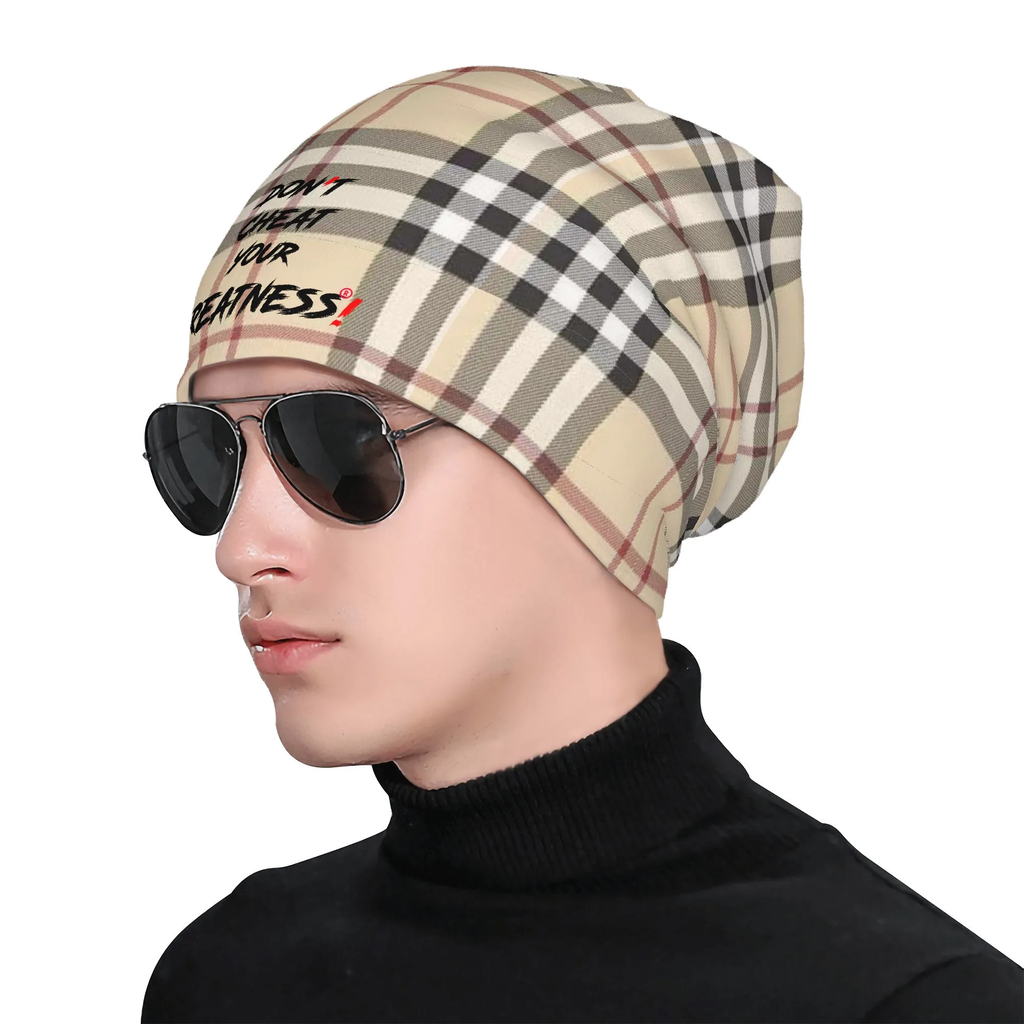 Adult Burberry Knitted Beanie Silk