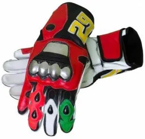 Andrea Iannone Motorbike Leather Racing Gloves