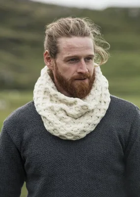 Aran Merino Wool Snood | Natural