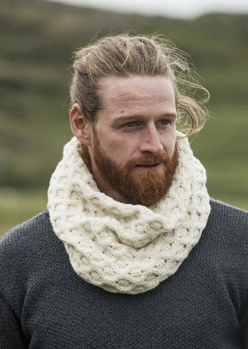 Aran Merino Wool Snood | Natural