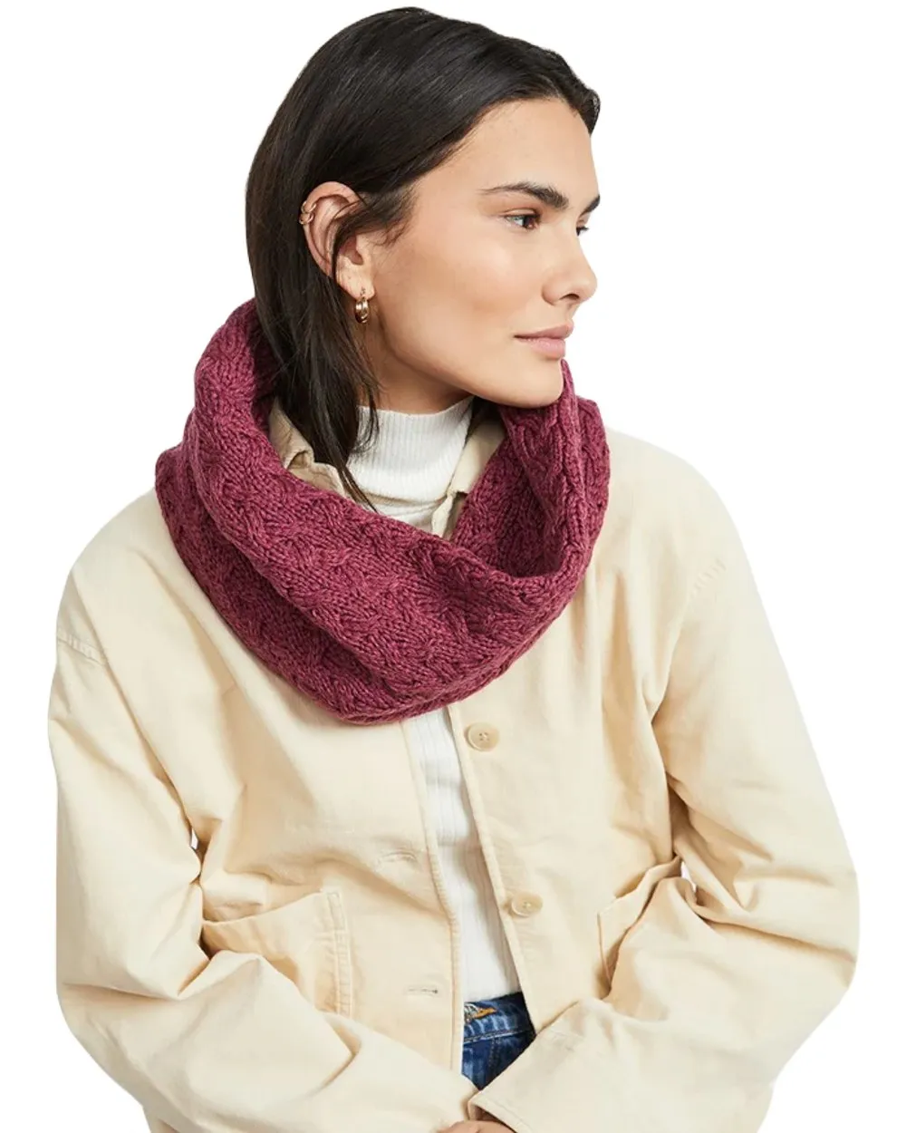 Aran Merino Wool Snood