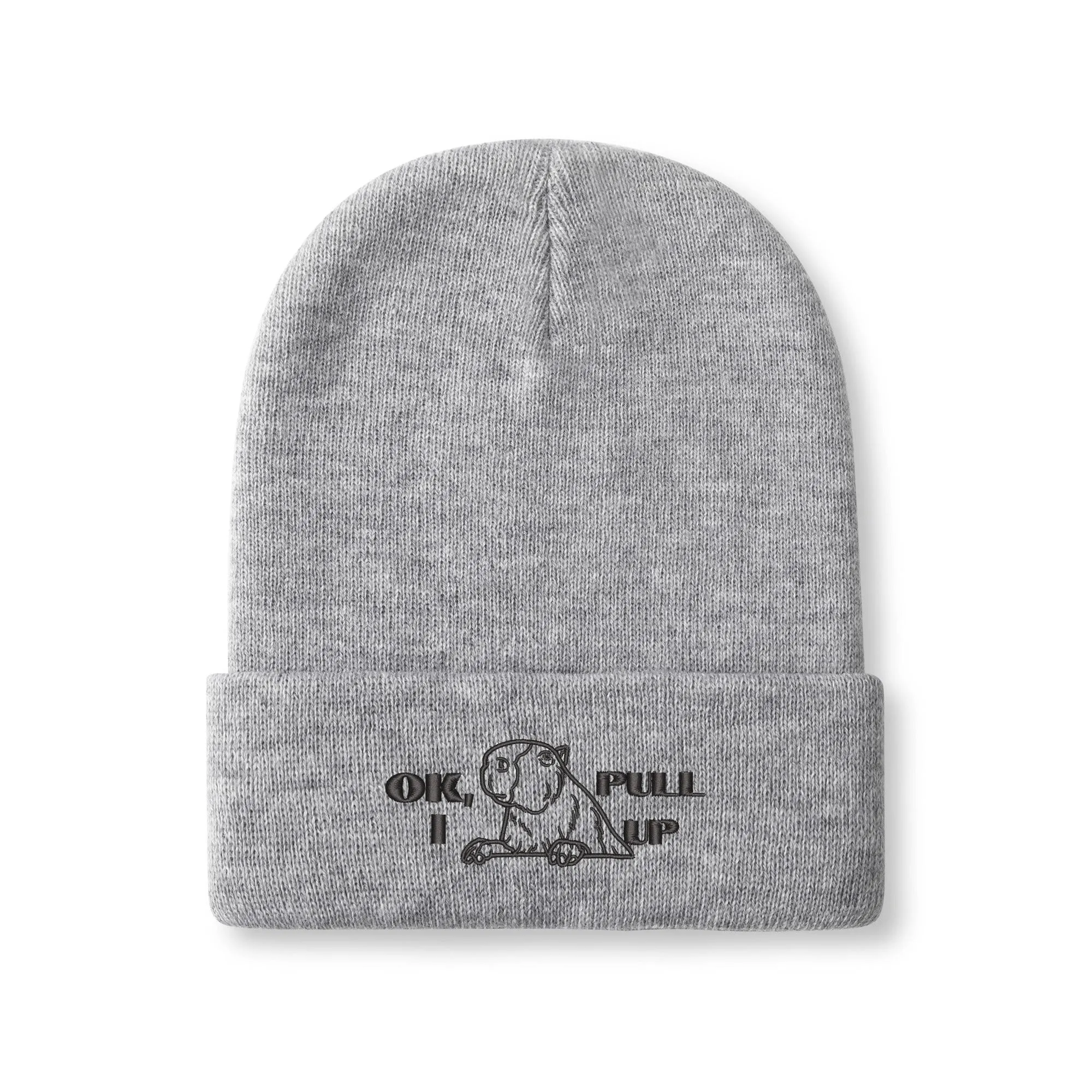 Capybara Embroidered Knitted Hats