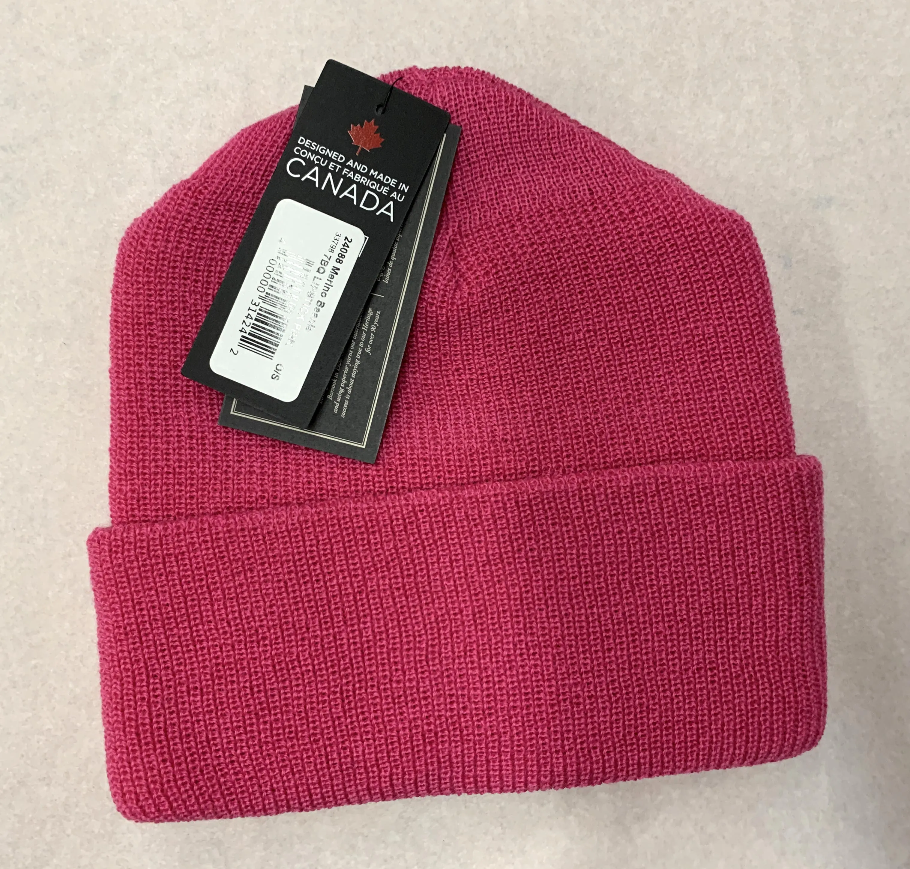 Classic Merino Wool Beanie/Toque - Unisex