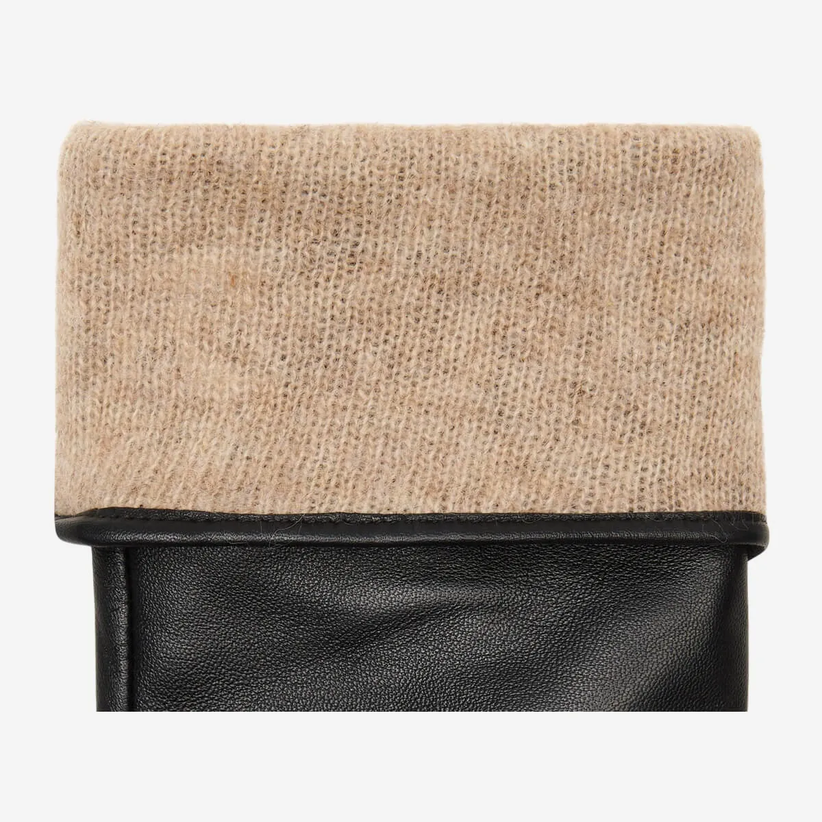 Emma - extra-long sheepskin leather gloves with wool/cashmere lining & touchscreen feature