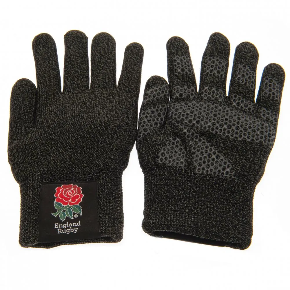 England RFU Luxury Touchscreen Gloves for Youths