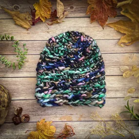 Finger-knitted Hat - Roshani