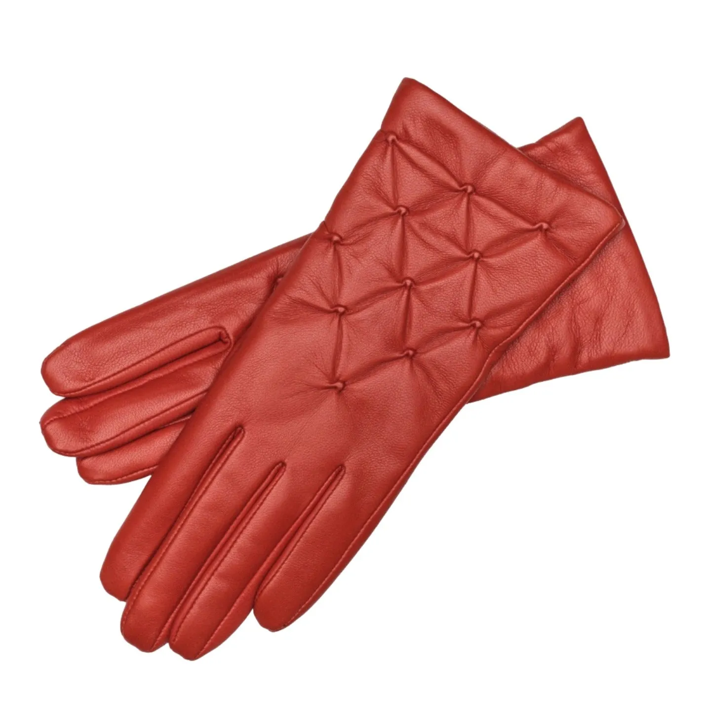 Firenze Brick leather gloves