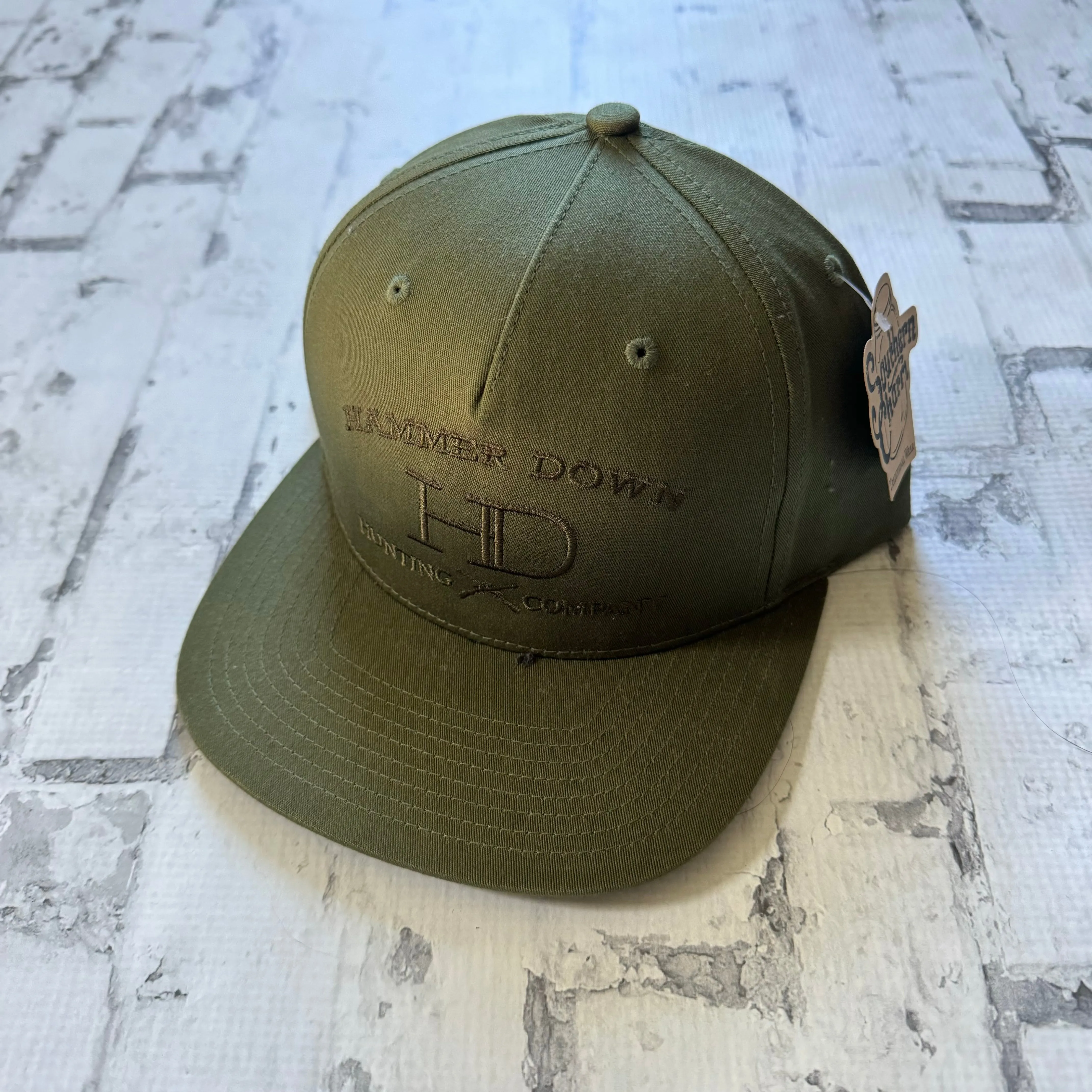 Hammer Down “Hunting Co" Hat - Olive