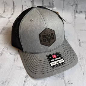 Hammer Down "HMR DWN Bass" Hat - Heather Gray with Leather Patch