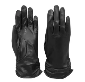 Leather Fleece Lined Tech Gloves