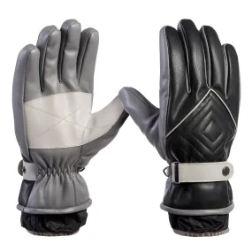 Men's Sleekheat Alpine Archive Faux Leather Gloves with smarTouch®