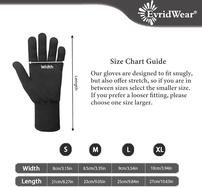 Merino Wool Gloves (Black)