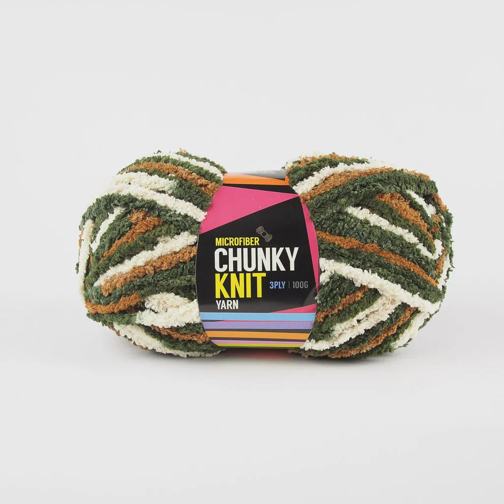 Microfiber Chunky Knit Yarn 100g