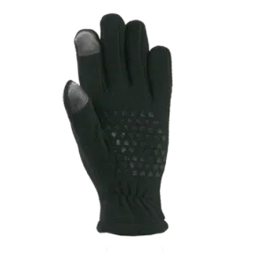 MICROFLEECE TOUCHSCREEN GLOVE - BLACK