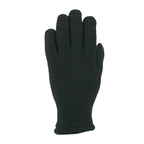 MICROFLEECE TOUCHSCREEN GLOVE - BLACK