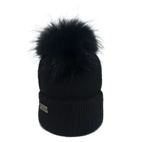 Mitchell-Y Pom Pom UGG Beanies 3P