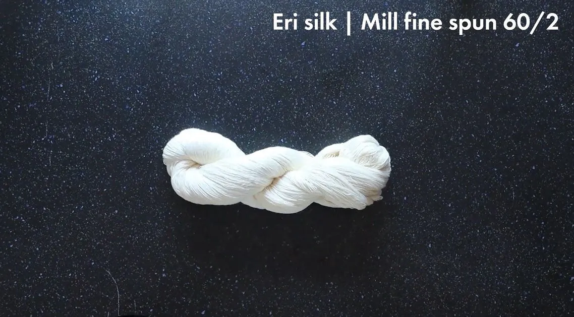 Natural Dyed Eri Silk Weaving Yarn 60/2 | 90gms