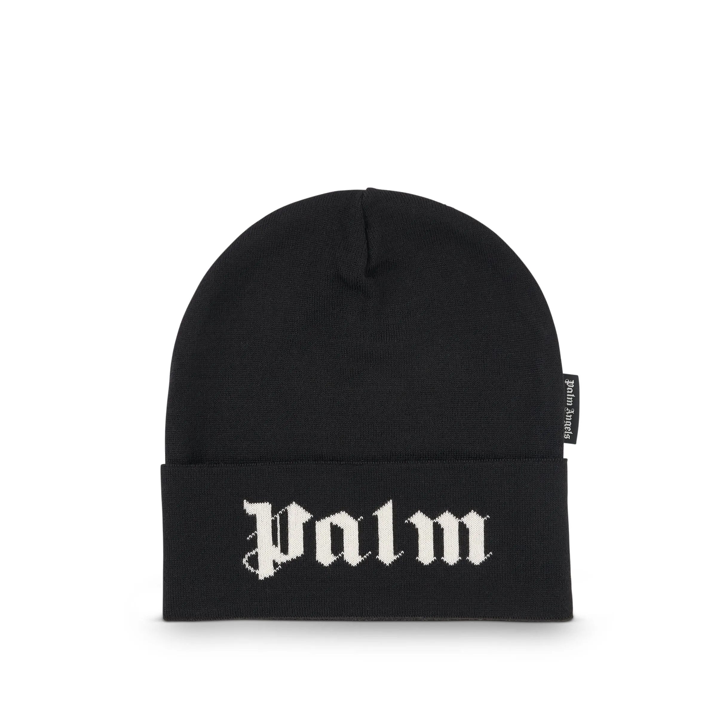 PA Beanie in Black/White