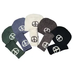 Peace Sign Beanie Hat