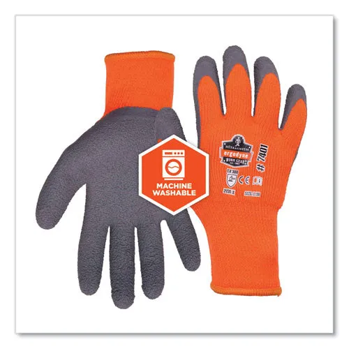 Proflex 7401-case Coated Lightweight Winter Gloves, Orange, X-large, 144 Pairs/carton