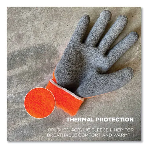 Proflex 7401-case Coated Lightweight Winter Gloves, Orange, X-large, 144 Pairs/carton