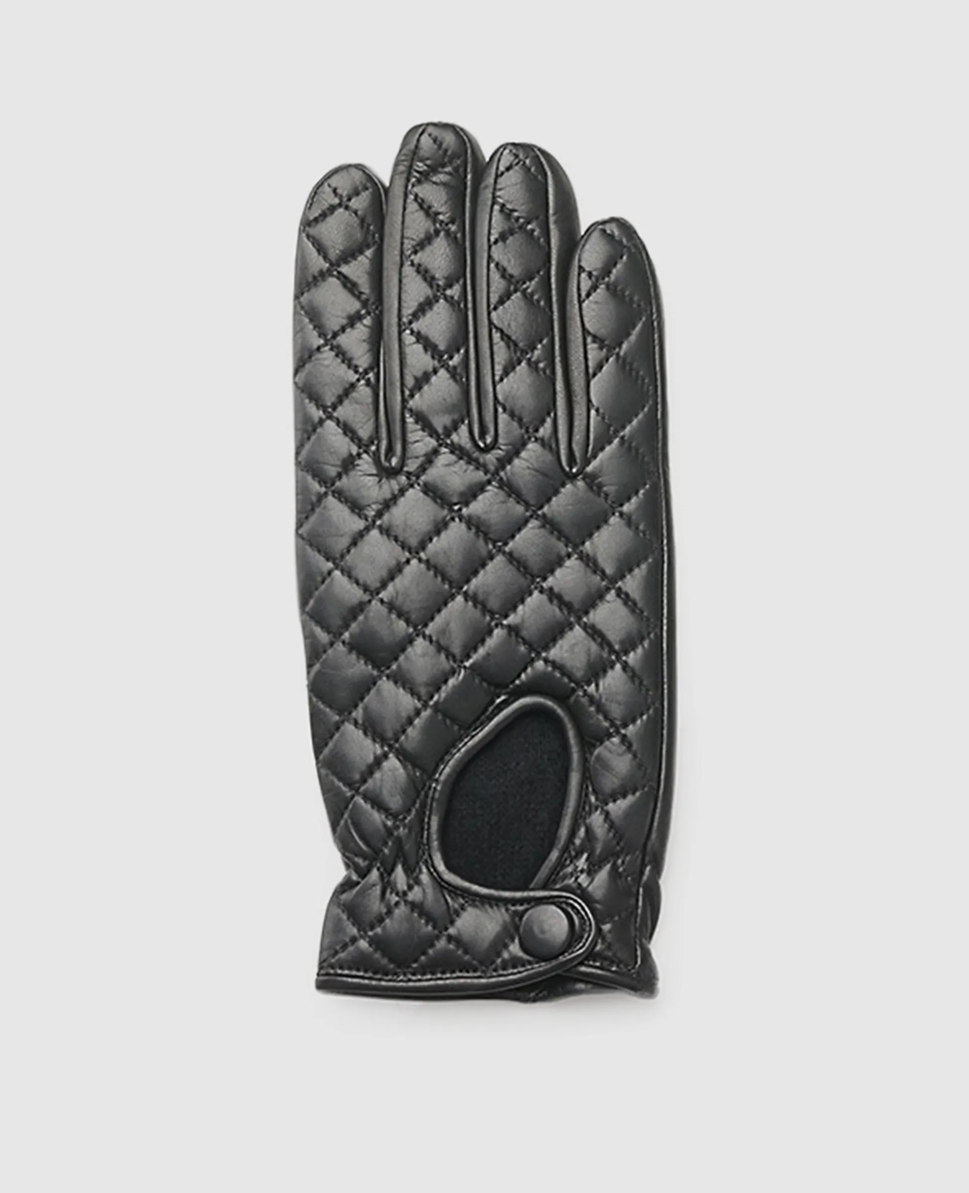 Quilted gloves - Black