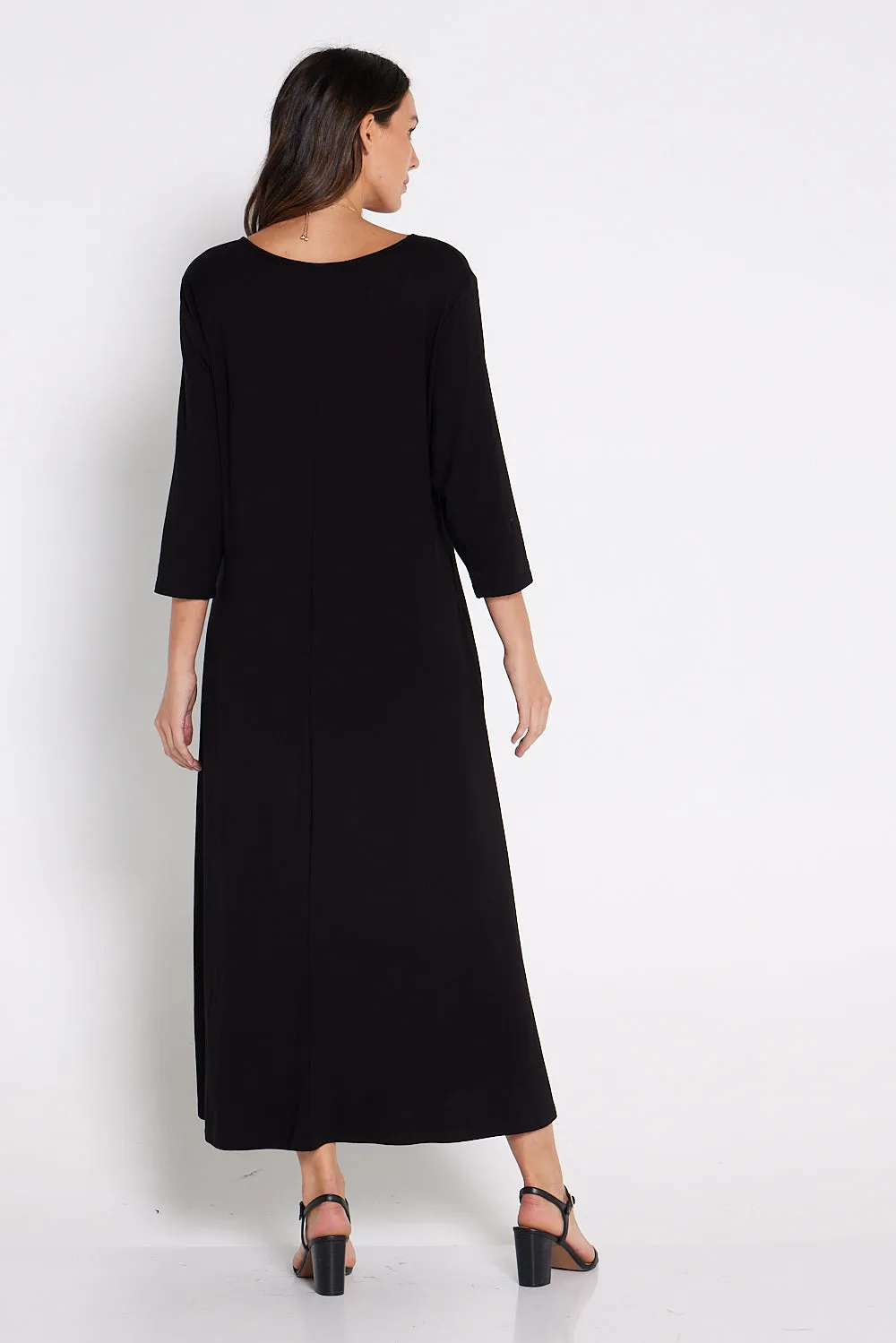 Raja Bamboo Dress - Black