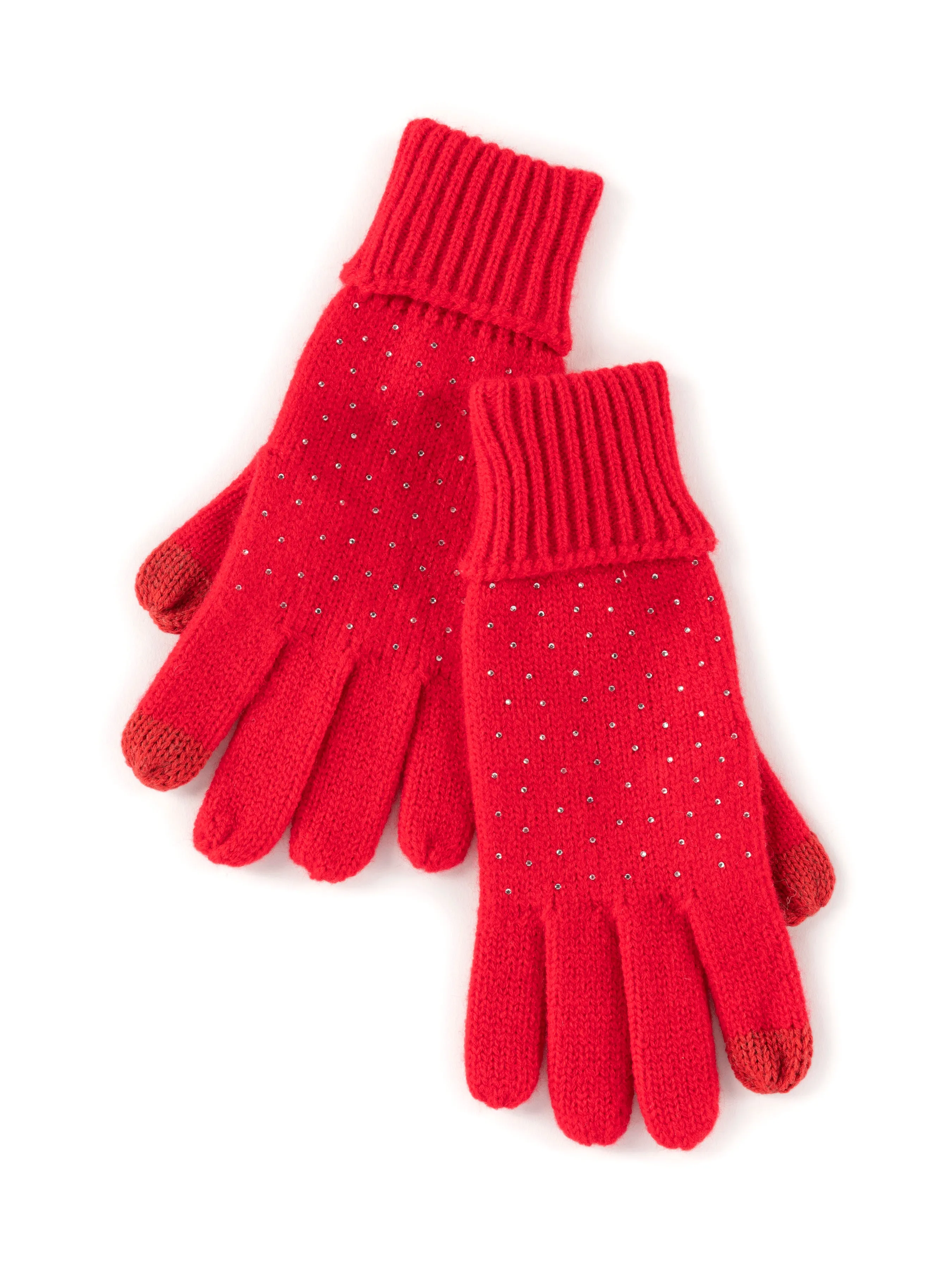 Shiraleah Natalia Touchscreen Gloves, Red