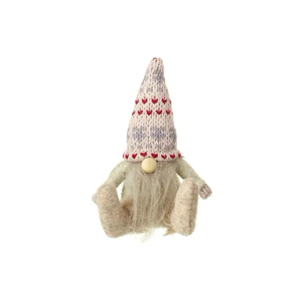 Sitting Gonks in Knitted Hats