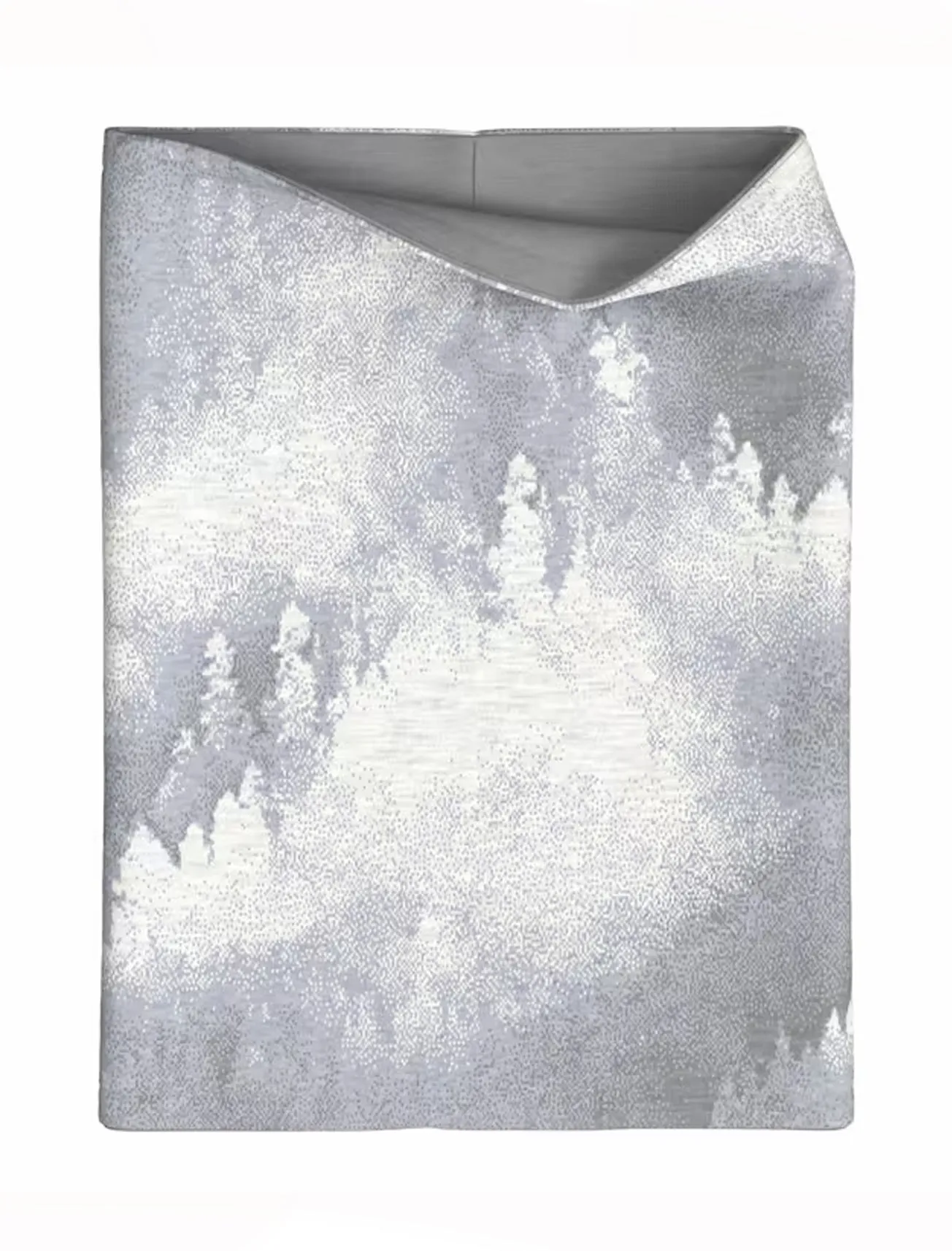 Thermal Reverse Neck Gaiter, Light Gray Foggy Pines