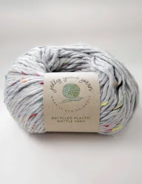 Torquay Grey recycled plastic yarn  (100g)