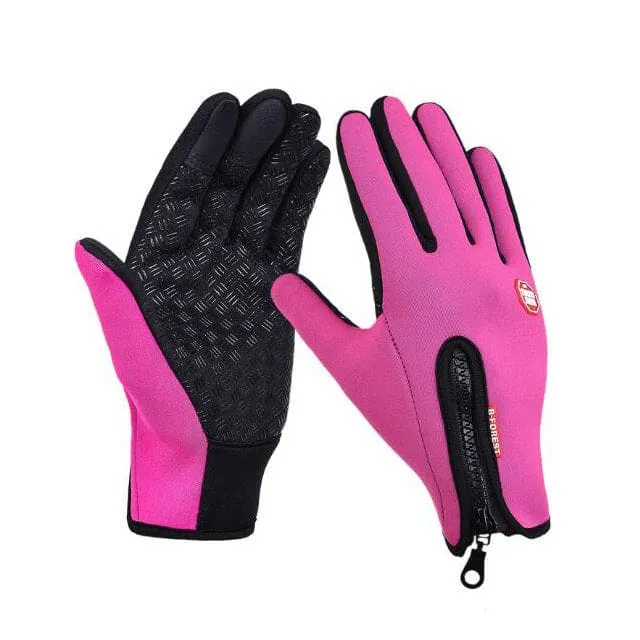 Unisex Waterproof Non-Slip Touchscreen Fleece Gloves