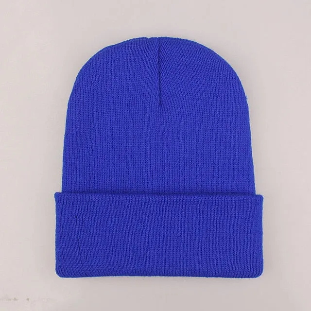 Winter Hats for Woman New Beanies Knitted Fluorescent Hat Girls Autumn Female Beanie Caps Warmer Bonnet Ladies Casual Cap